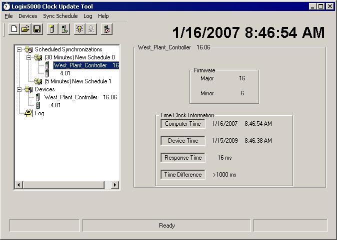 FactoryTalk Alarms and Events System Configuration Guide computer s time, the device s time, the device s response time, and the time difference between the computer and the device.