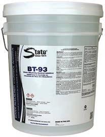 required 55 GL Drum 113295 20 GL Drum 113294 5 GL Pail 121305 Boiler Treatment BT-93 Water Alkalinity Control Additive Contains alkali to provide correct