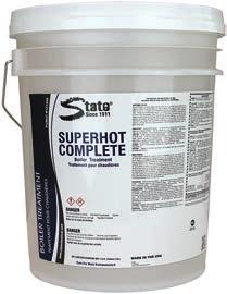 Water Treatment Q4160 Aluminum Boiler Treatment Specifically formulated for aluminum hot water heating systems Develops a water ph of 7.5 8.