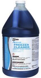 Food Preparation Avance Freezer Cleaner Freezer Floor Cleaner Cleans without defrosting No slippery residue Ideal for walk-in coolers, freezers and other cold storage areas 1 GL Bottle / CS2 125956