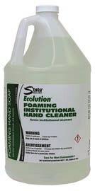 Hand Care Ecolution Foaming Institutional Hand Cleaner Green Seal Certified Hand Cleaner Contains mild detergent so frequent washing will not dry out hands