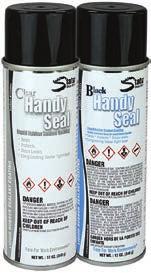 Specialty Handy Seal Liquid Rubber Sealant Forms a long lasting, water tight seal so it is perfect for repairing leaks Sprays on easy, dries fast,