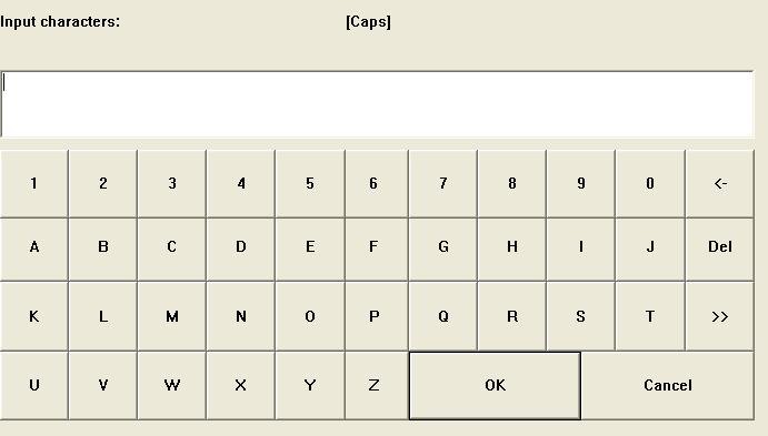 screen, can switch uppercase, lowercase, phonetic, symbols, such as