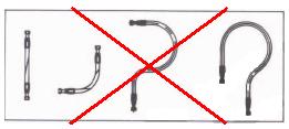 When securing hoses, note the hoses will slightly change length under pressure. When securing and clamping the hoses, make sure to account for the slight variations in length that will occur.