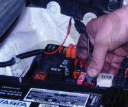 Battery and Ignition Harness Connections Route the neiman cable to the vehicle fuse box.
