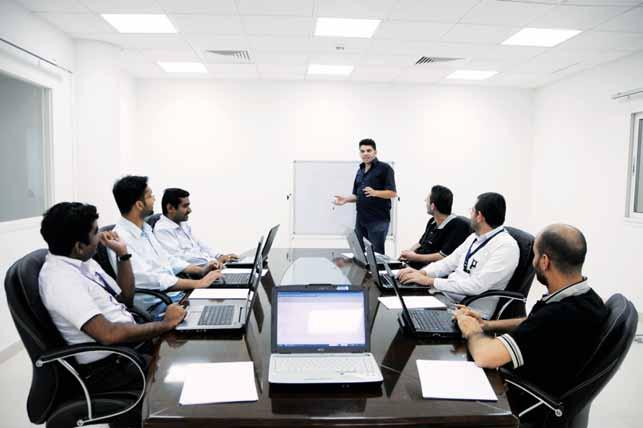 3 Training regular trainings are conducted in-house and at training centres.