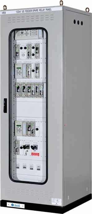 3 B. Underground Feeder Relay Panel For protection of distribution line Main protection includes: - Line differential protection -