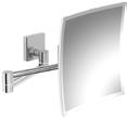 Towel Rack with Hanging Rail 650 x 260 x 120 mm Code: BDA-COR-712-A-CP Wall Mounted Double Swivel Arm Square Mirror Magnifying x 5