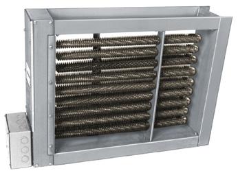 Standard Dimensions Insert type duct heaters are slightly undersized to permit installation in ducts having the A and B dimensions listed in Table 7, page C11.