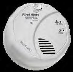 & UL 1971 Smoke & CO Combo Alarms 1 2 0 V AC / D C P h o t o e l e c t r i c S m o k e & CO C o m b o A l a r m w / V o i c e Voice Warning with Location Exclusive!