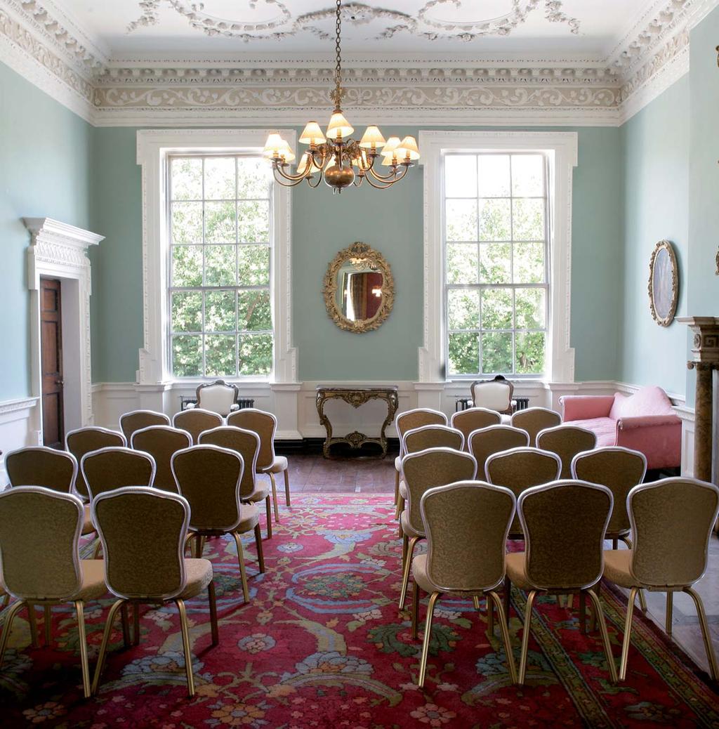 THE WHALEY ROOM This room is named in honour of the Whaley family who built No. 86 St. Stephen s Green in 1765.