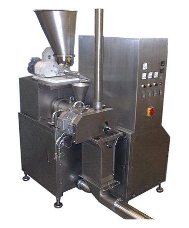 C: EXTRUDER TURBO EXTRUDER 640 To extrude various raw-material mixes, by involving the physical processes of shearing and homogenising, alongwith consequent increase in the mass temperature and