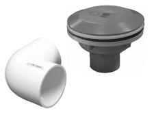 Use Sch40 or equivalent pipe for all plumbing under the floor of the pool.