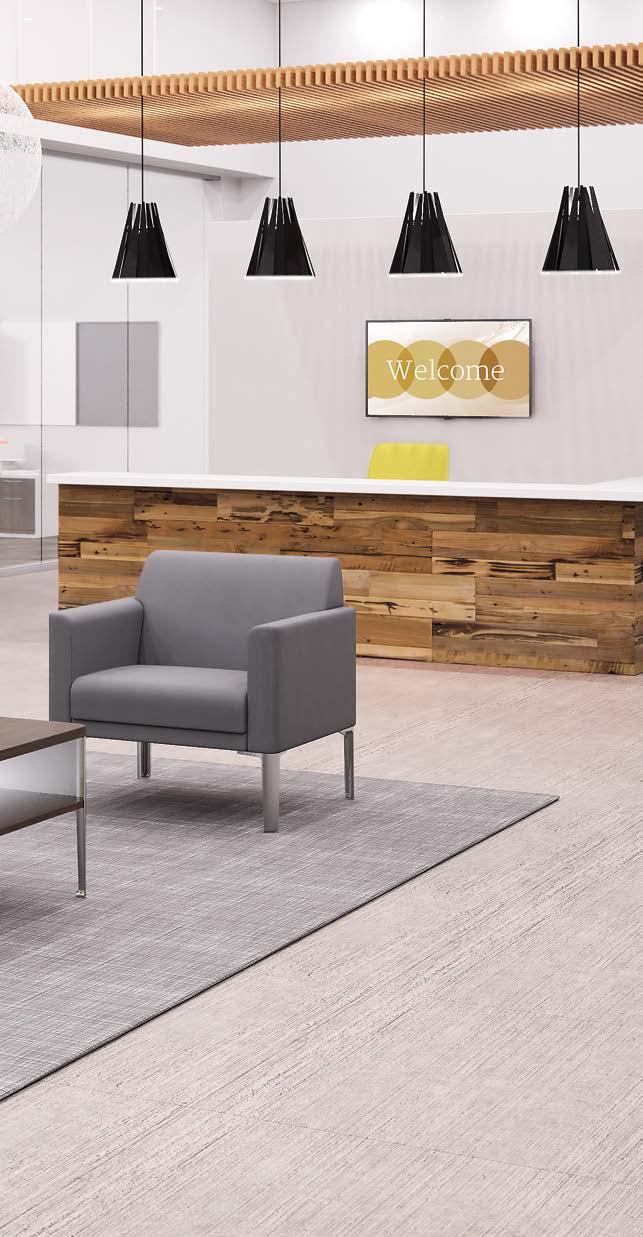 ENDORSE TABLES Choose from a selection of rich woodgrain or solid laminate finish options.