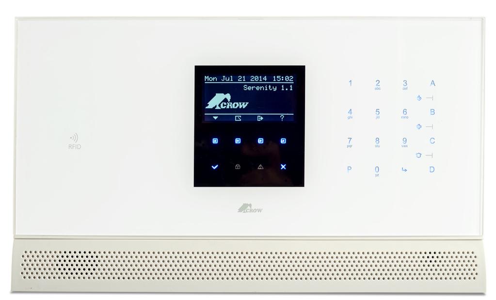SERENITY Control Panel Zones Number SERENITY Without GSM Module 32 wireless zones 2 wired zones (remain 30 wireless zones) SERENITY With GSM Module 32 wireless zones 2 wired zones (remain 30 wireless