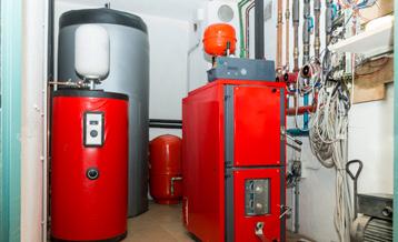 8 Heat pumps can often provide both heating and cooling and are commonly found in commercial and residential settings. They can be both gas and electrically driven, but most commonly use electricity.