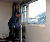 Internal insulation is cheaper than external insulation, but the work is more disruptive because insulated dry-lining cannot be installed while the occupants remain in the dwelling.