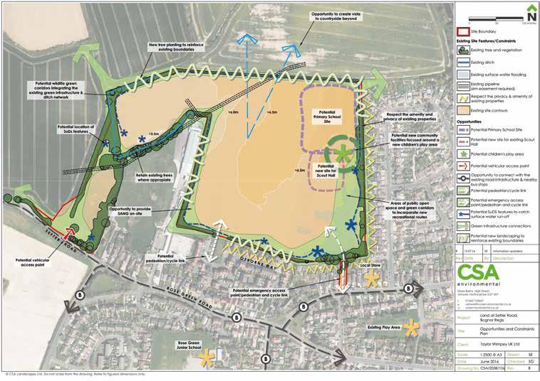 Site considerations Information about the site we need to take into account Before we started designing a new scheme, we completed an assessment of the site and the surrounding area, recording those