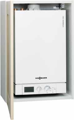 8/9 VITODENS 100-W OPEN VENT Wall mounted gas fi red condensing boiler, with modulating MatriX cylinder burner and Inox-Radial heat exchanger, for open and balanced fl ue operation and open vented
