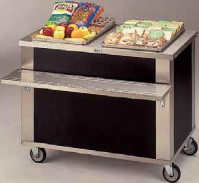 Solid Top Unit JOB ITEM # QTY # MODEL NUMBER 2-ST (500) 3-ST (500-1) 4-ST (500-2) 5-ST (500-3) 6-ST (500-4) 3-ST shown with optional elementary height solid tray slide and formica finish The Elite