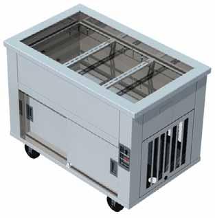 Bloomington Cold Extra Deep Cold Pan - Listed NSF/ANSI Standard 7 JOB ITEM # QTY # MODEL NUMBER 2-BCM 3-BCM 4-BCM 5-BCM 6-BCM 3-BCM-SD The Piper Elite 500 Bloomington mechanically refrigerated, extra
