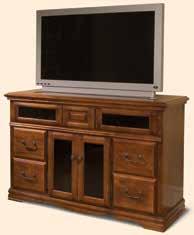 Up to 46" Widescreens 80" Any Size TV Create your own look with optional glass panels for the cabinet
