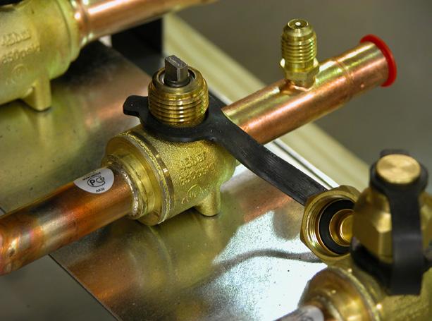 Connect Refrigeration Requires brazing, steps must be performed by an EPA certified type II or higher technician. At Head: 1.