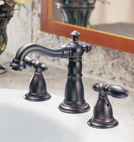 Avoid industrial cleaners and abrasive cleaners, such as those used for toilet bowls, and heavy-duty scrub sponges. Harsh cleaners or abrasives can scratch some faucet finishes.