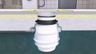 These are used in the cellar below the backflow level for discharging faecal-free wastewater from washing machines,