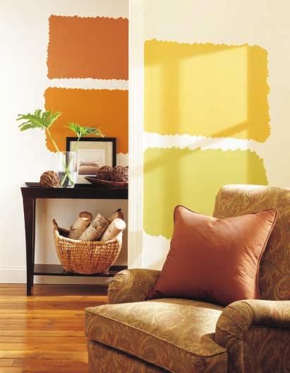 ñ Allows you to try your color in your space.