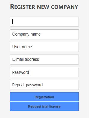 Enter the number of your server in your browser with the following URL extension: http://<server>/rms/register.