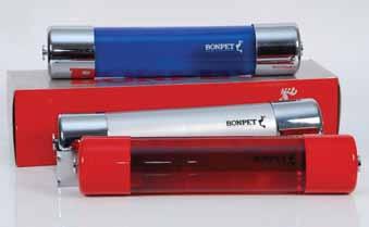 BONPET has a different set of working principles from conventional extinguisher in that the former can function in an automatic mode, manual throwing and diluting with water.
