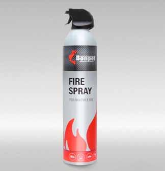 BONPET SPRAY 600gr. SUITABLE FOR USE IN: small starting fires house kitchen cookers, barbecues offices warehouses cars and vehicles in general cottage, boats.