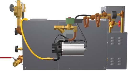 1.3 Steam Outlet Connect steam line of sufficient size from steam outlet valve to the user s equipment. 1.