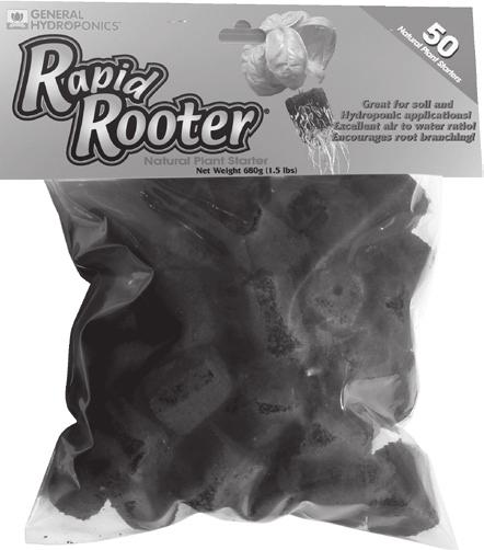RAPIDROOTER Rapid Rooter s advanced technology produces a unique matrix of composted organic materials bonded together with plant-derived polymers.