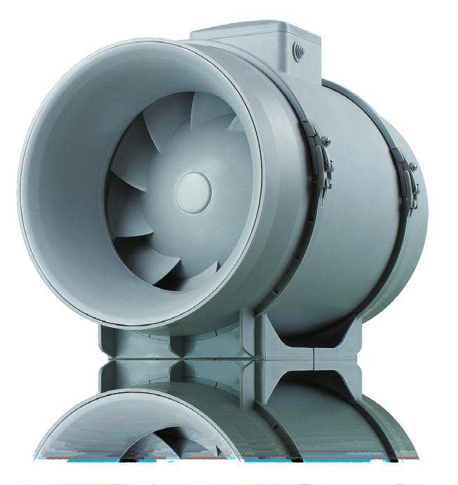 FANS FOR ROUND DUCTS Series VENTS ТТ PRO Series VENTS ТТ perform required servicing. All the models may be equipped with a regulated timer with turn-off delay adjustable from 2 to 30 min.