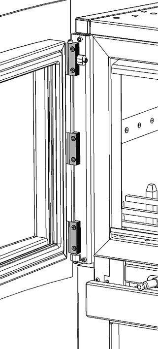 6 If the door still feels loose after correcting the catch operation, the door rope seal is worn and requires replacement, as