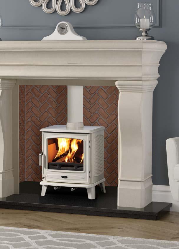 This stove is external air ready if your house requires this but can be used as a standard stove