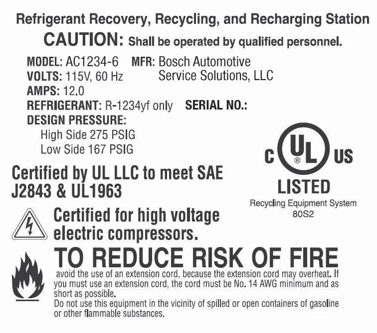 USING RECOVERY, RECYCLING, AND RECHARGING EQUIPMENT Basic Rules 1. Every tool or machine used to service or repair an HFO-1234yf system MUST be approved for use with that refrigerant. 2.