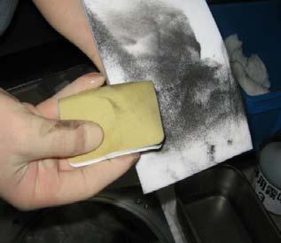 ScrubPAD, and using the same technique, proceed to lightly scrub all areas scrubbed previously NOTE: Ensure to wipe chamber