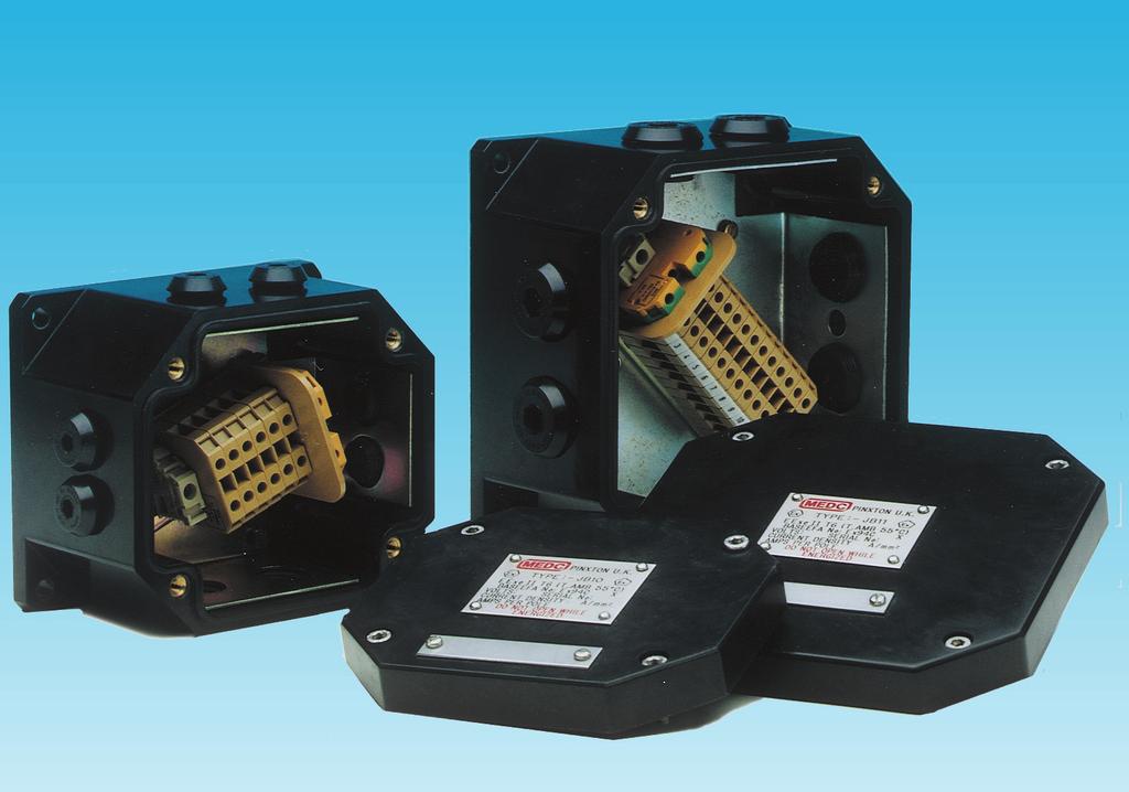 JUNCTION BOXES EExe Increased Safety & Weatherproof JB10 & JB11 Ranges Introduction These GRP terminal boxes have been designed for use in hazardous and hostile environments.