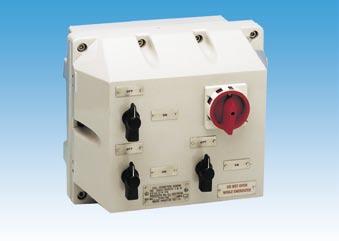 Isolators will be load making/fault breaking. MCCB rated up to 400A, breaking capacity up to 150KA.