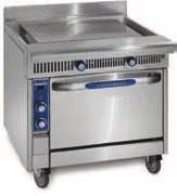 DiAMOnD SERiES GAS HEAvY DUTY OPEn BURnER, GRiDDLE and PLAnCHA RAnGES Model IHR-G18-2 shown with optional stainless steel backguard and shelf Model IHR-PL36-C shown with optional casters PLAnCHA