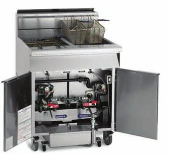 GAS FRyERS and FIlTER SySTEmS FIlTER SySTEmS FOR OPEN POT FRyERS Space Saver filter System Model IfS-SP250-oP SPACE SAVER FIlTER SySTEmS - PRE-PACKAGED w/ OPEN POT FRyERS filter System w/drain