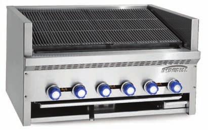 GAS BROIlERS STEAKHOUSE BROIlER FEATURES and OPTIONS 3 POSITION COOKING GRATE creates