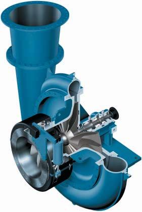 Blowers D series The Blower compressor is a low-pressure, single-stage overhung design typically utilized where a tough process gas application requires a relatively high flow of gas at a moderate