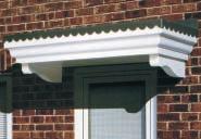 Available in white, brown, oak or rosewood Includes GRP corbels (BRG 8) The Ripley Flat topped lead look