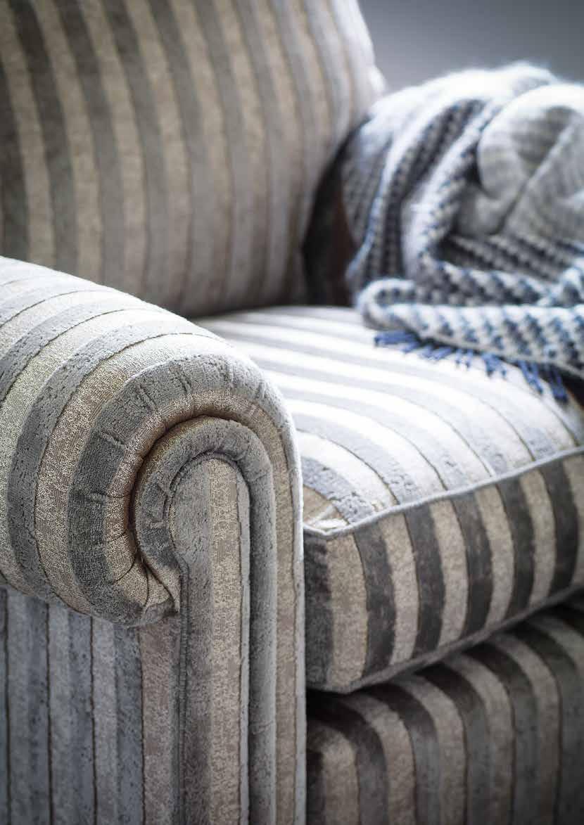 Trusted excellence STEEPED IN HERITAGE Stripes elegantly introduce colour and texture and can be bold