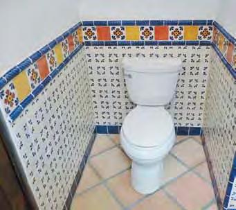 Another consideration is that Mexican tiles are inherently irregular in size, shape, and colour.