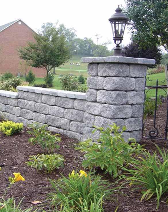 Weathered Parapet Wall is available in both standard and cobble sizes and in a variety of colors.